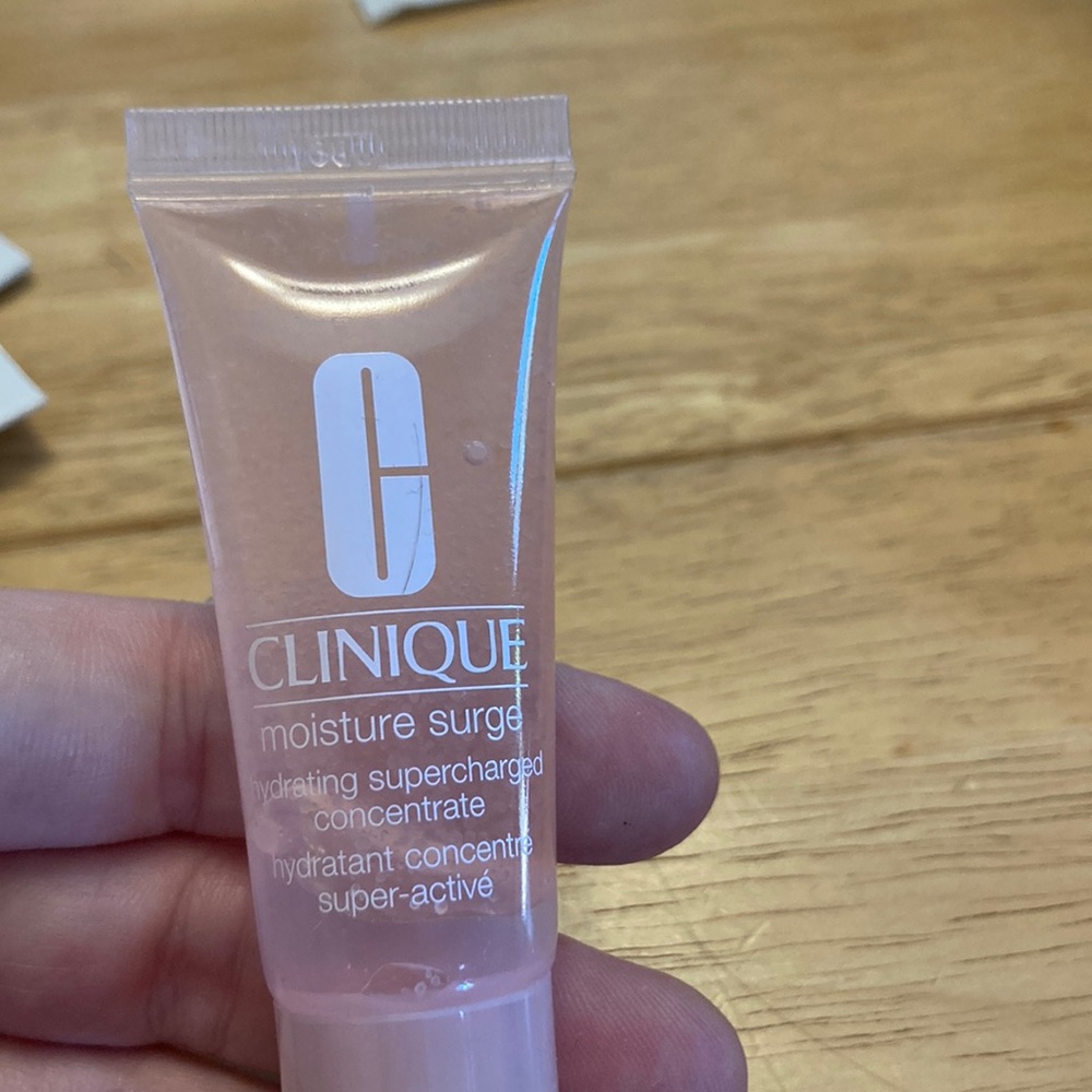 (2) Clinique moisture surge .5oz